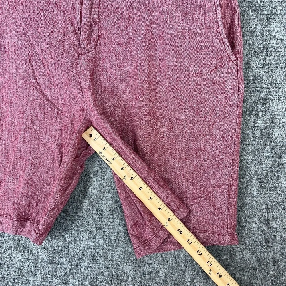 Old Navy Shorts Mens 38 Linen Slim Fit Chino Coastal Minimal Resort Classic‎